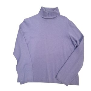 Charter Club 2 Ply 100% Cashmere Turtleneck Sweatee Sz L